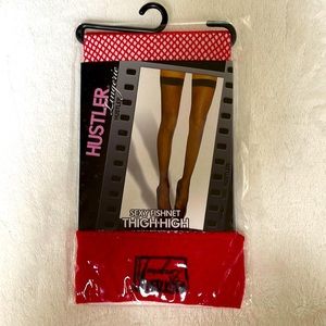 Hustler Lingerie sexy fishnet thigh high. One Size. New